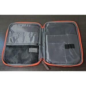 Goodfellow Phone Tablet Travel Tech Zip Organizer Orange